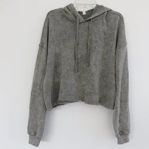 flirtitude active pullover Crop top sweater hoodie size XXL